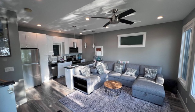 Luxury Modern Shoreside Home With Dock, Fire Pit & Pontoon Boat Rental