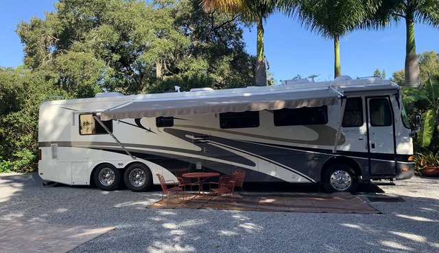 Luxury motorhome from the Monoco dynasty