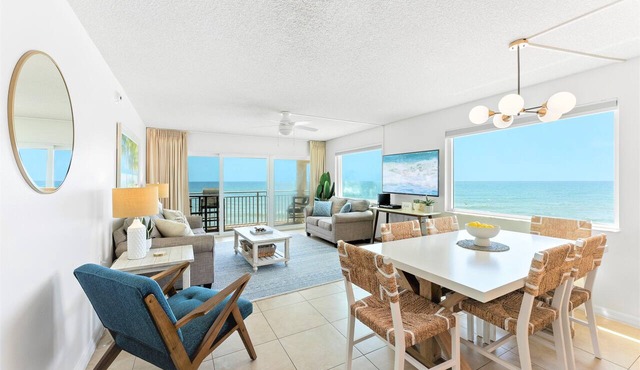Luxury Oceanfront Penthouse: Heated Pool + Hot Tub & Private Balconies 🌅