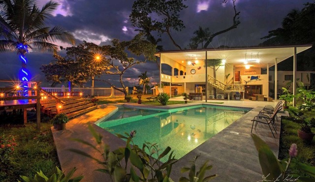 Luxury Oceanfront Villa on South End of Jaco Beach, Nicest Part of Jaco Beach