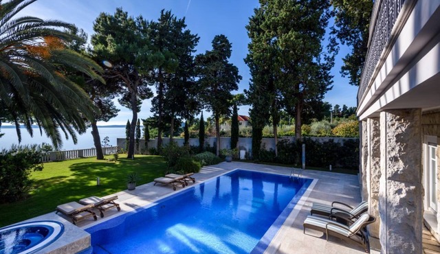 Luxury seafront Villa Castello Split near Old Town