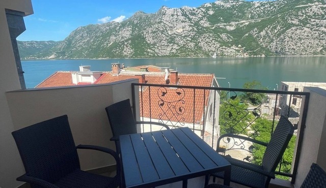 Luxury seaside apartment with Risan bay view and two bedrooms