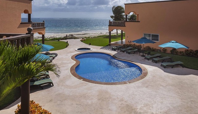 Luxury second floor two bedroom, two bath condo at Las Casitas