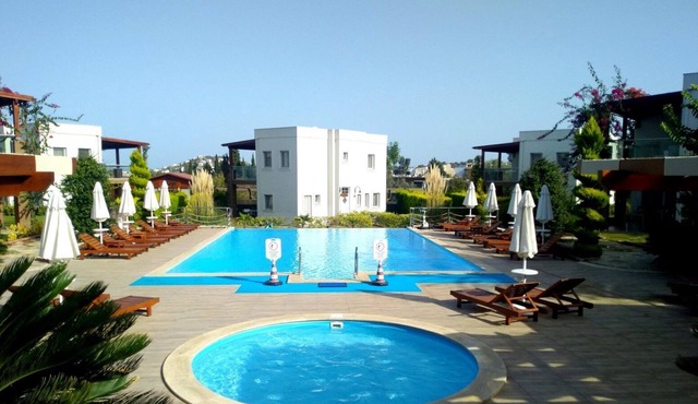 Luxury self catering 3 bedroom holiday villa with communal pool in the centre.