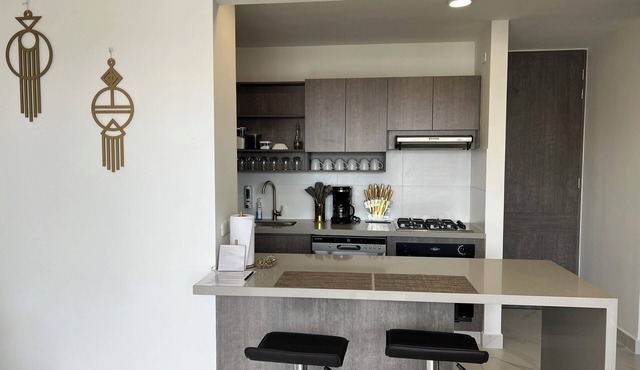 Luxury Spacious 3-bedroom apartment with WiFi, AC in vibrant Barranquilla