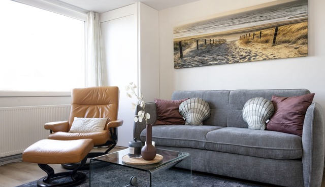 Luxury studio "Duinblick" by the sea in Callantsoog right on the beach
