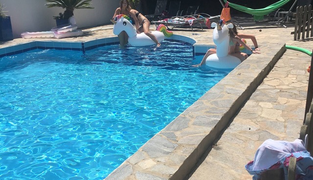 Luxury villa, secure heated pool in private garden, A/C, WIFI, 5 Bed, 5 Bath