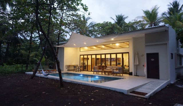 Luxury villa steps from the beach. Relax in a beautiful and almost desert beach