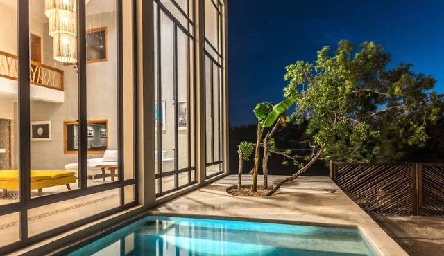 Luxury villa, with a unique design