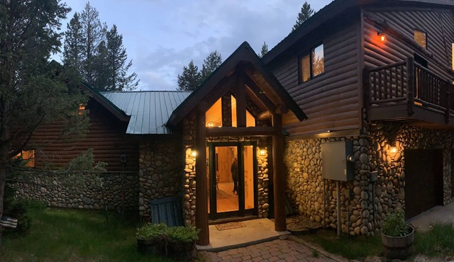 Luxury Water Front Cabin on Island Park Reservoir With Private Bay And Dock