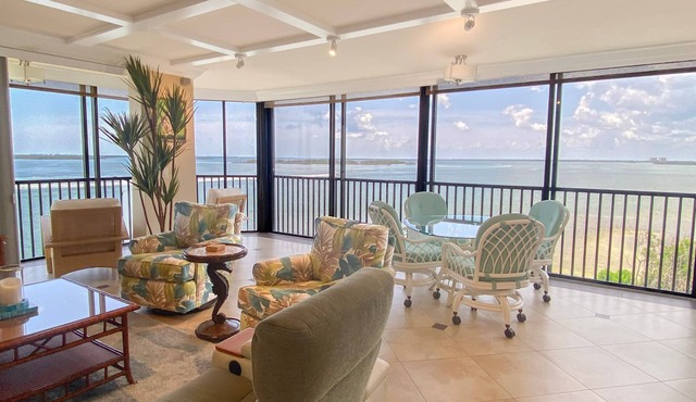 Luxury Water View! Experience Sanibel Harbour Tower 517 with wrap around Balcony!
