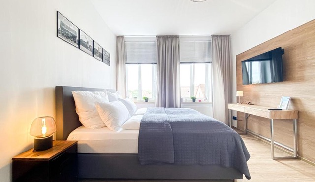 Luxus-Apartment in Leipzig mit Privat-Parkplatz