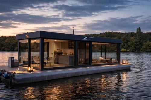 Luxus Hausboot - Exklusives Wohnen auf dem Wasser