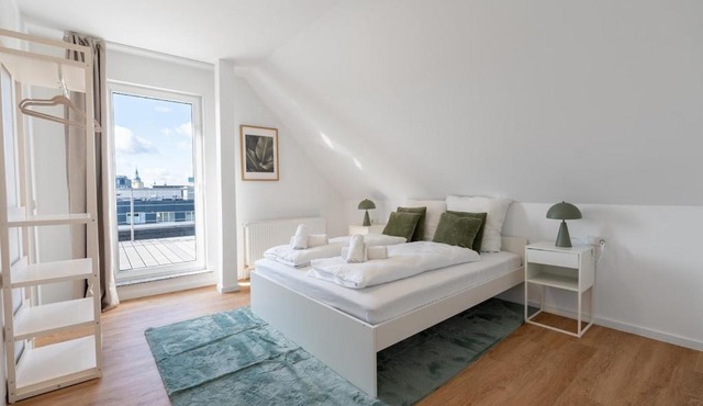 Luxus Penthouse mitten in Oldenburg City 6 Pers