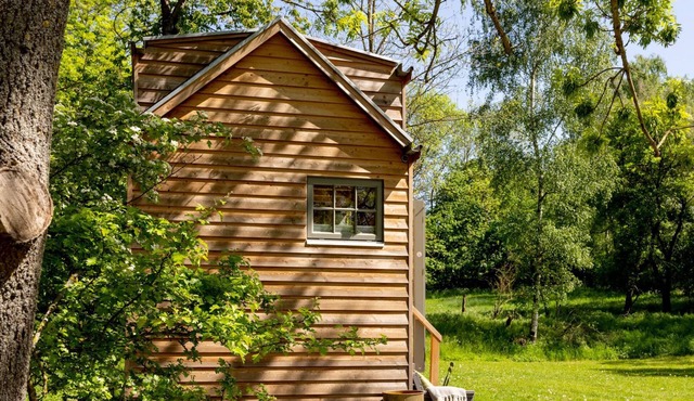 Märchenhaftes Tiny Haus auf dem Historischen Gut Junkernhof in der Grimm Heimat