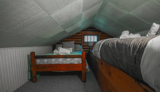 Mabee Marsh Cabin - Rustic wooded lodge on the bluffs on Turkey Point