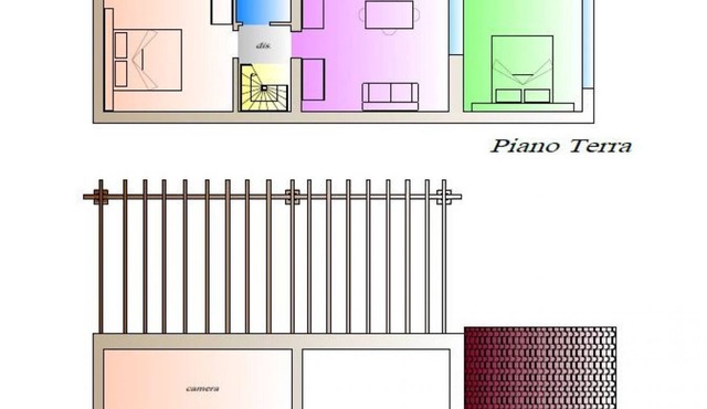 Macine, Extra large three-room terraced house