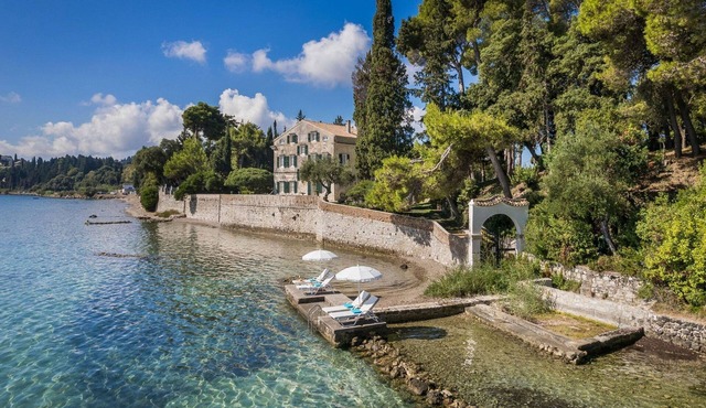 Magnificent Seafront Corfu Villa | 5 En-Suite Bedrooms | The Durrells House | Historic Elegance &.