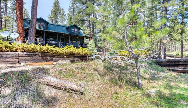 Main & Guest Cabin on 3 Acres in Woods with Pond