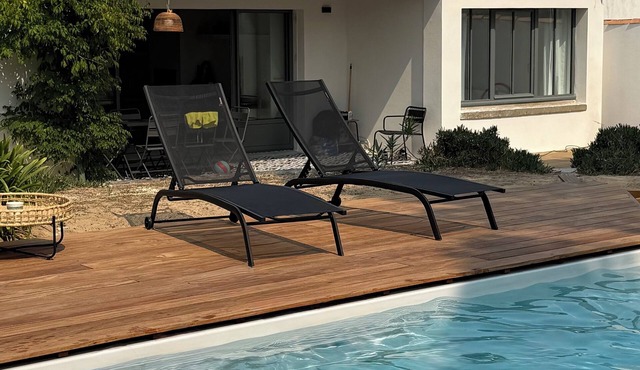 Maison chaleureuse au 50m de l'océan et des plages
