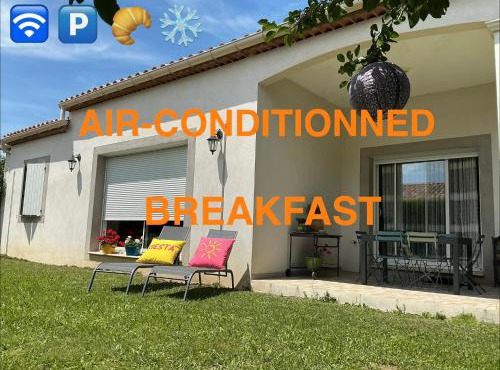 Maison climatisée avec hote ptit dej inclus