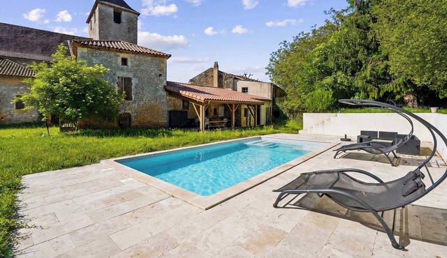 Maison de pierre, piscine privée - Lot médiéval