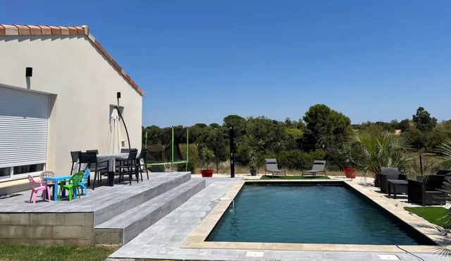 Maison de Plain-pied Avec Piscine Privée