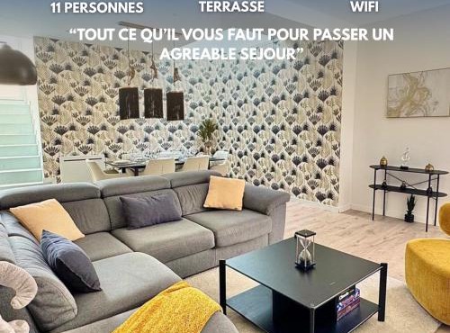 Maison design 11 pers -Terrasse -Netflix -Confort