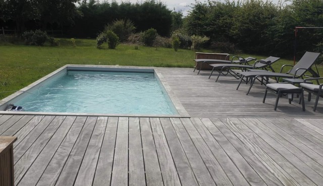 Maison Normande Typique Neuve 4p Piscine Chauffée