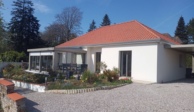 Maison Plain Pied Dans un Cadre Verdroyant