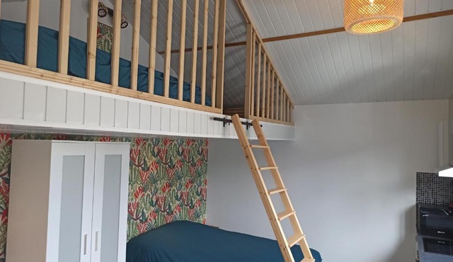 Maisonnette indépendante 4 personnes jardin terrasse
