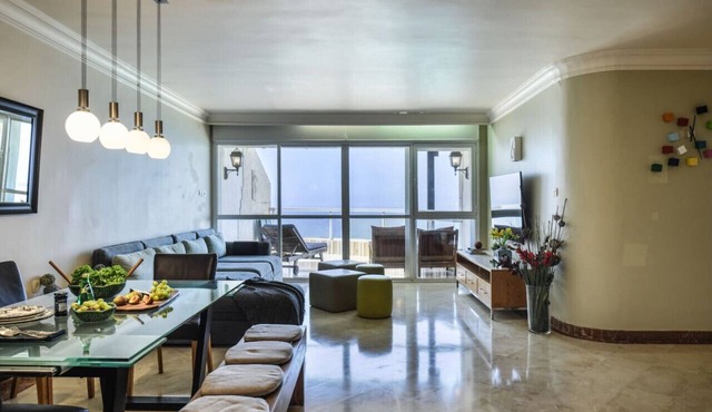 Mamad Netanya Panoramic Sea-View 4BR Apt