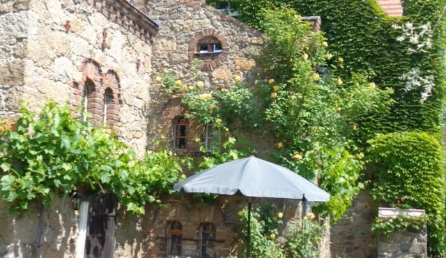 Manor at the moated castle