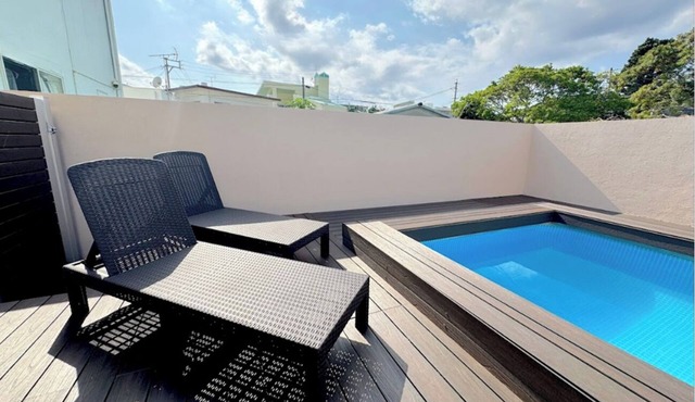 Maximum 12 people 3LDK 100m 6 beds Pool /Kunigami-gun Okinawa