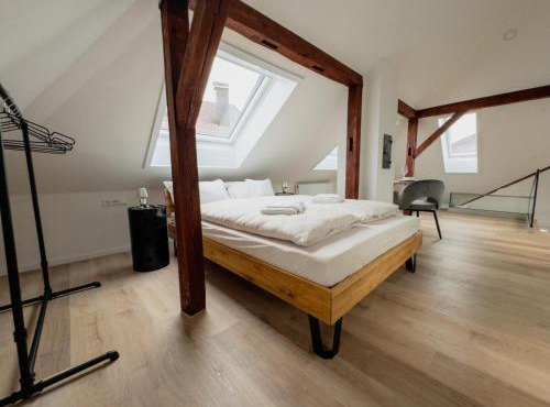 Maybach Apartments - Modernes & zentrales Studio in Altstadtvilla - Bodenseenähe - Parkplatz - Klimaanlage