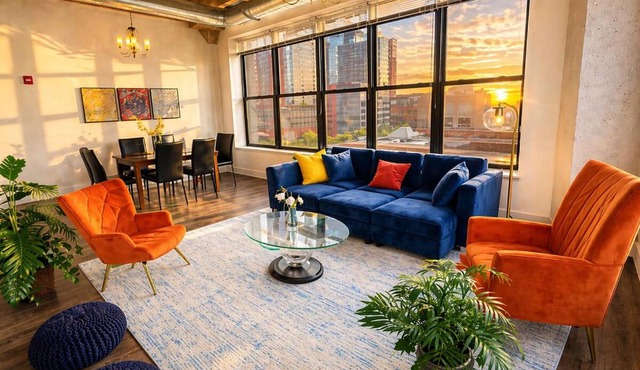 McCormick Place Luxurious and Spacious 3BR in Downtown Chicago with Optional Parking Sleeps 10 guests