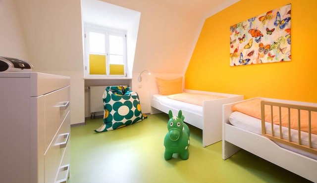 Mediterran und hochwertig ausgestattete FeWo-Abendrot* (75qm) mit Balkon für bis zu 4 Personen geeignet - Urlaub auf dem Bauernhof