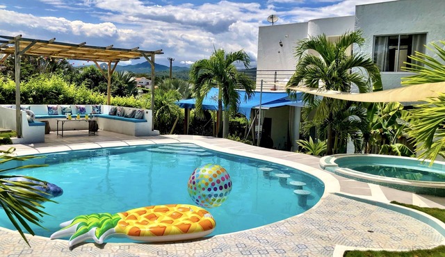 🏅 Mediterranean Beach Style Villa with Private Pool & Jacuzzi