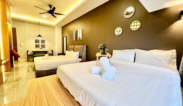 Melaka town {Imperio Studio} Pool-view/4pax/bathub