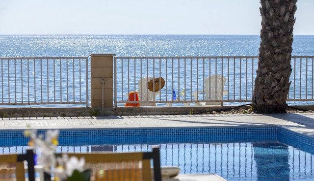 Meneou Beachfront Villa Sunset