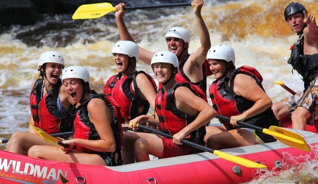 Menominee River Class IV White-water Rafting with Guide