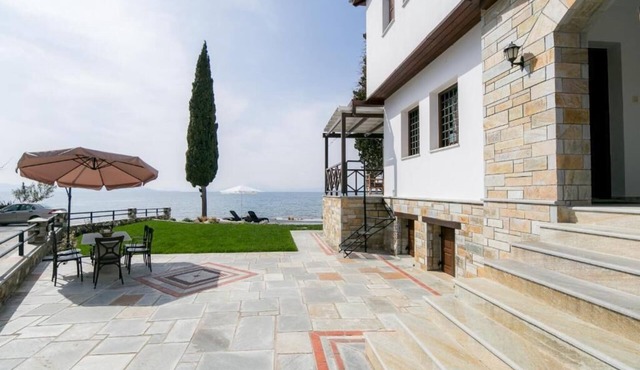 Mermaid Beachfront Villa in lovely Koropi