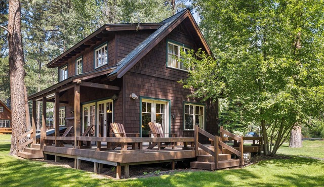 Metolius River Resort Cabin 12 Luxurious cabin on the Metolius River & fireplace