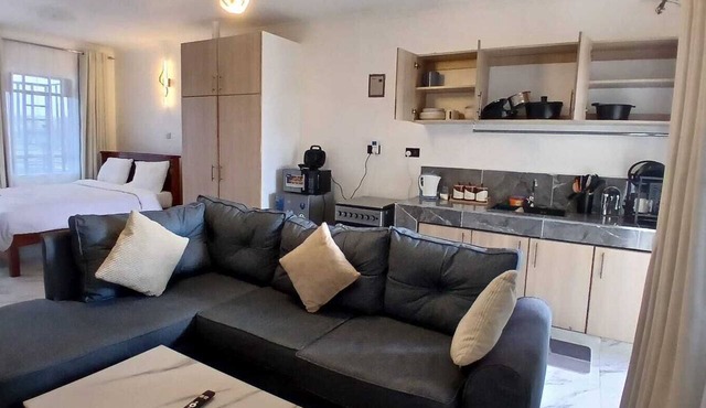 MG's Tranquil Studio Apartment in charming Nanyuki with views of Mt Kenya
