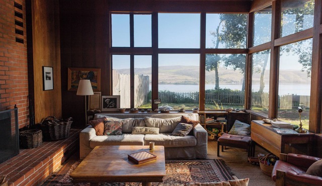 Midcentury Waterfront w/Spectacular Views & Private Dock on Tomales Bay.