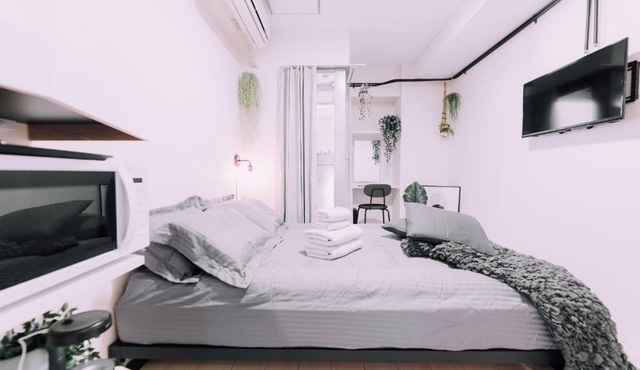 Minimalist Loft Namba Compact Studio with a 24-hour Gym MA602