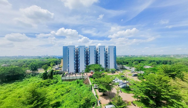 Minimalistic Studio (No Kitchen) Apartment Aeropolis Residence