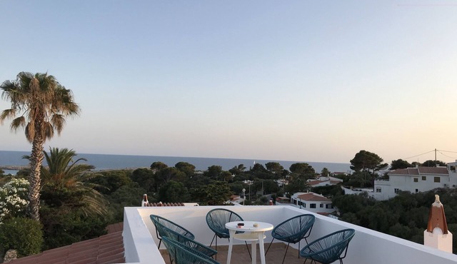 Minorque Villa 4 Chambres à Seulement 5 Minutes à Pied de la Plage de Binibeca
