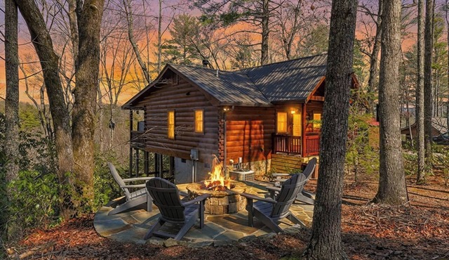 Misty Ridge by Mountain Oasis | True Log Cabin Rental Near Blue Ridge & Ellijay
