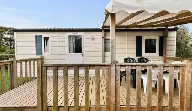 Mobile-home | Comfort | 3 Bedrooms | 6 sleeps | Raised terrace